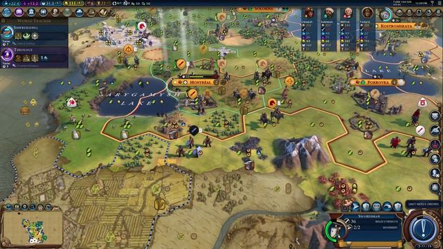 Deity Scythia Domination | Civilization 6 - Gathering Storm | Episode 4 [The Time is Now] смотреть онлайн