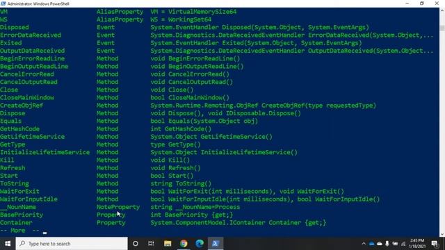 Exploring PowerShell objects with Get-Member смотреть онлайн