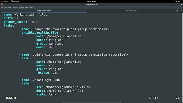 RHCE RHEL 8 - Ansible - File content смотреть онлайн