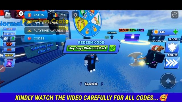 ⚠️HALLOWEEN! Codes⚠️BLADE BALL ROBLOX CODES 2023 - BLADE BALL CODES 2023- BLADE BALL смотреть онлайн