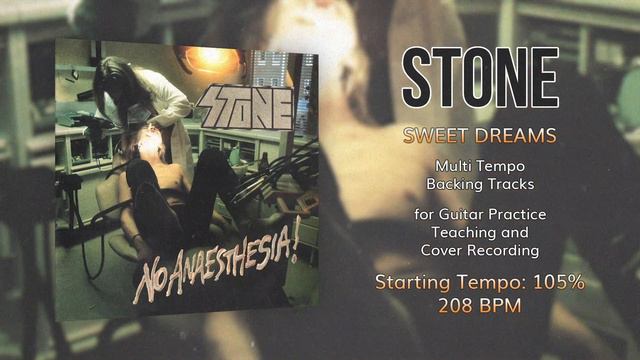 STONE - Sweet Dreams - 105% Tempo (208 BPM) Backing Track смотреть онлайн