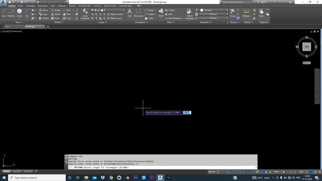 #Lesson-06 [Hindi]AutoCAD में Rectangle कैसे Draw करें ! How to Draw Rectangle in AutoCAD! Rectangl смотреть онлайн