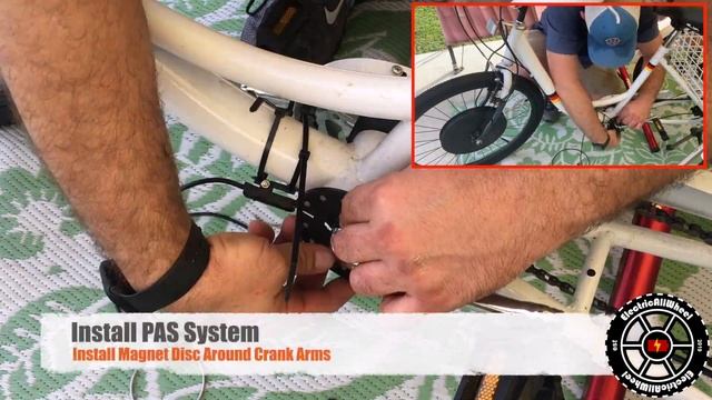 How to Install 36V 240W iMortor Front Hub Electric E-Bike Motor Conversion Kit on Tricycle Trike смотреть онлайн