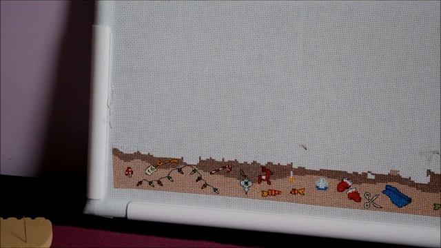 Подготовка и первый отчет по вышивки крестиком Рождественского домика смотреть онлайн