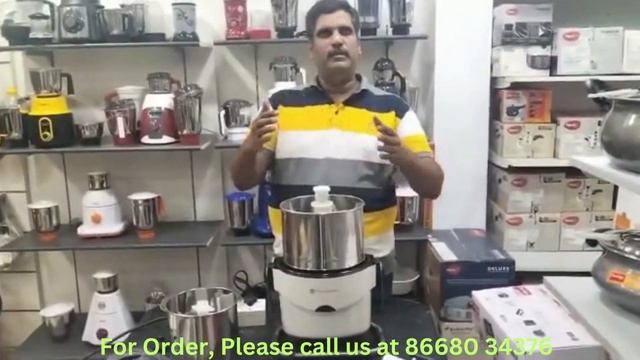 Vijayalakshmi 1.5 + 0.5 Litres wet Grinder !! ಒಂದು ಗ್ರೈಂಡರ್, ಎರಡು ಸ್ಟೀಲ್ ಡ್ರಮ್ಸ್ ?? ಬನ್ನಿ ನೋಡೋಣ смотреть онлайн