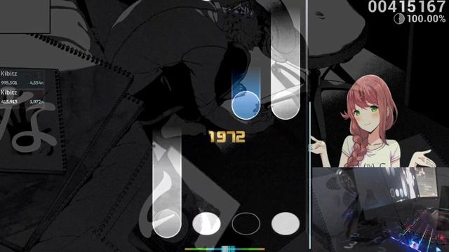 Yoasobi - Gunjou | Osu Mania Beatmap Showcase смотреть онлайн