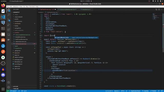 React Native Autocomplete смотреть онлайн