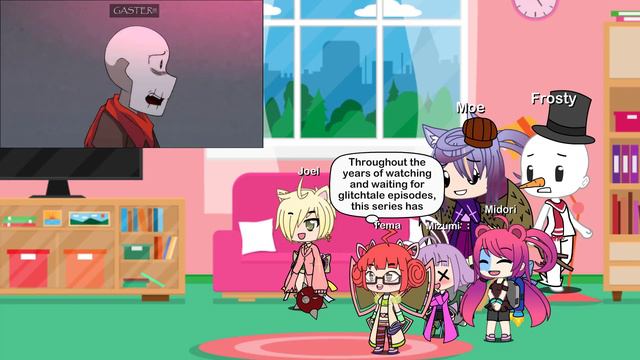 Undertale Reacts Sans Gaster  Papyrus Vs Bete Noire Glitchtale Fight Scenes