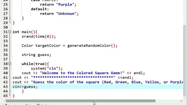How to create Colored Squares Game in C++ | Complete C++ Project with source code | Urdu/Hindi смотреть онлайн