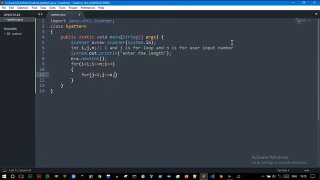 Alphabet H shape pattern in java смотреть онлайн