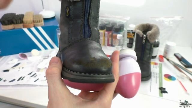 Восстановление кожаных ботинок смотреть онлайн