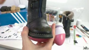 Восстановление кожаных ботинок