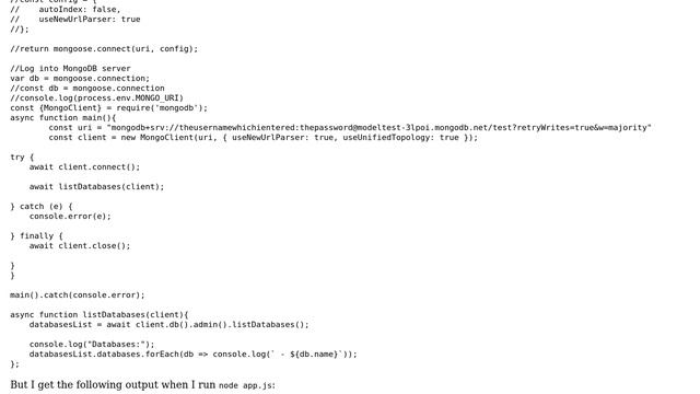 Databases: Trouble connecting to local MongoDB server through app.js смотреть онлайн