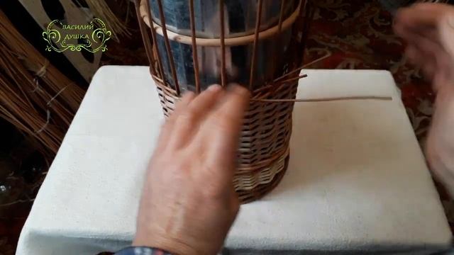 Корзинка чехол своими руками,откидная ручка 2 смотреть онлайн