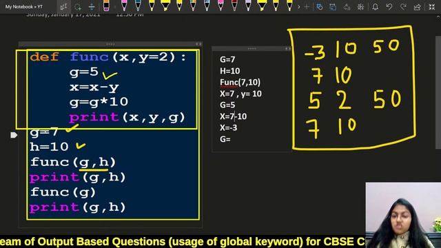 Output Based Questions (using global keyword) | CBSE Class 12 | Computer Science смотреть онлайн