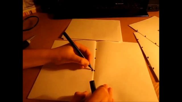 Как сшить тетрадь(своими руками). смотреть онлайн