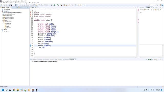 Setup Web Quản Lý Điểm Sinh Viên JSP/SERVLET смотреть онлайн
