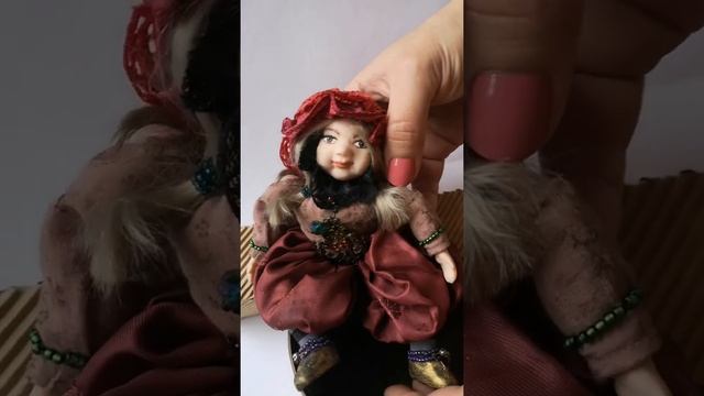 Игровая авторская кукла. Подарок девочке. Кукла "Маковка" смотреть онлайн