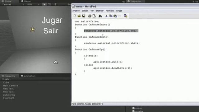 Tutorial Unity3d parte 9 - menus смотреть онлайн
