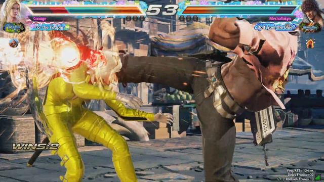 4243 - Tekken 7 - Coouge (Nina Williams) vs MechaTokyo (Miguel) смотреть онлайн