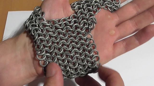 Кольчуга. Как сделать кольчугу? Кольчужная перчатка. смотреть онлайн