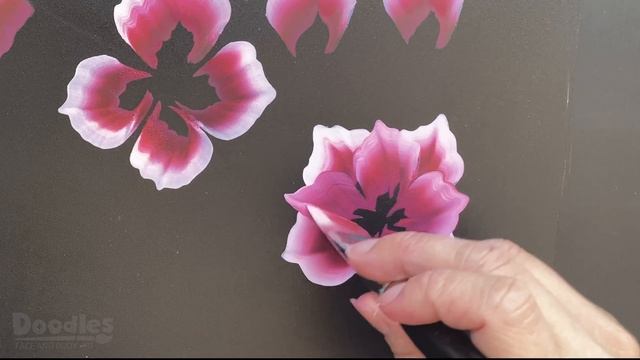 One Stroke Rose: Face Painting Tutorial смотреть онлайн