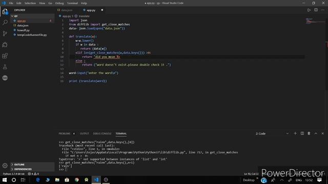 Creating interactive dictionary!!!??? using python part 2 смотреть онлайн
