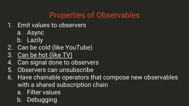 Observable Presentation смотреть онлайн