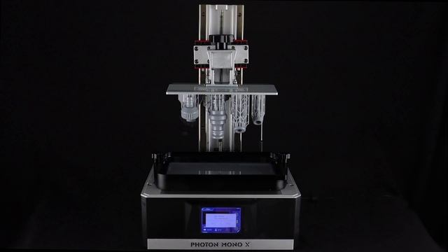Anycubic Photon Mono X timelapse with Liqcreate Strong-X 3D printed connectors смотреть онлайн