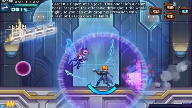 Azure Striker Gunvolt 2 EX Frozen City (Gunvolt) [No Damage, S+] смотреть онлайн