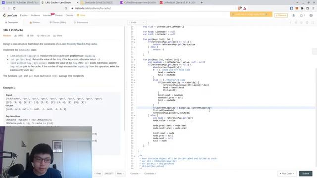 Terrible LeetCode in Kotlin: #146 LRU Cache смотреть онлайн