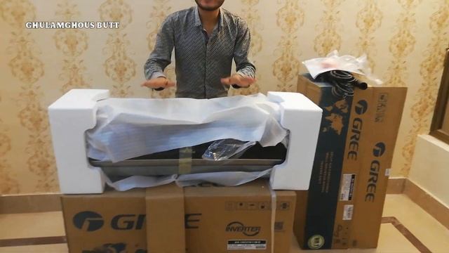 2021 Gree inverter Air Conditioner 1.5 ton unboxing 2021 new Model design sialkot Pakistan смотреть онлайн