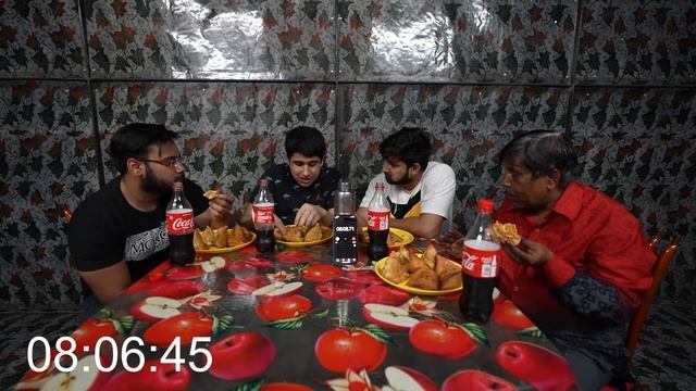 MEGA SAMOSA EATING CHALLENGE - 40 SAMOSA and 4 COCA COLA !! ??? смотреть онлайн