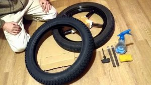 Yamaha YBR 125 замена стоковой резины на Mitas H-03