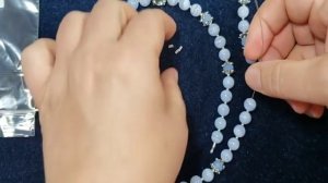 Мастер-класс. Как собрать колье и браслет. Украшения своими руками.  Handmade.