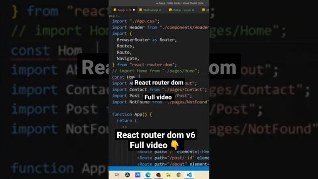 React.lazy react-router-dom v6 full tutorial in Tamil смотреть онлайн