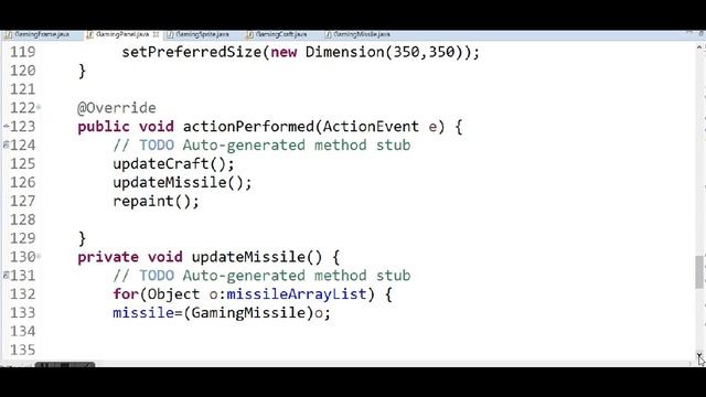 Java Shooting Missile Game Code :Part 1 смотреть онлайн