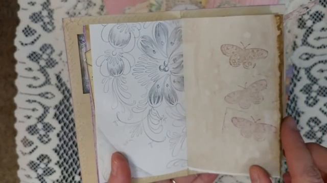 Vintage Lavender Mini Junk Journals (sold) смотреть онлайн