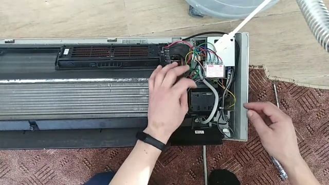 Замена двигателя внутреннего блока LG смотреть онлайн