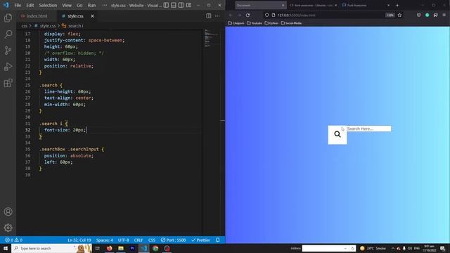 Closeable HTML Search Input With Css and Javascript Only смотреть онлайн
