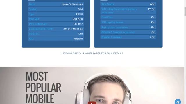 Обзор ICO SGAMEPRO смотреть онлайн