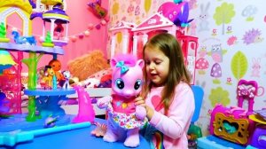 МАЙ ЛИТЛ ПОНИ Пинки Пай от Малышки до Пони Гигант Амелька как мама Ухаживает за Пинки