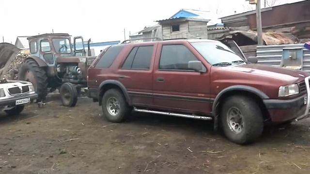 opel frontera завёл Т 40 на льду смотреть онлайн
