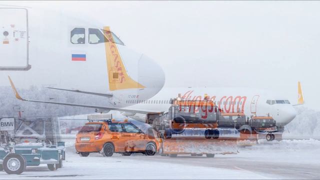 Зимний аэропорт Домодедово смотреть онлайн