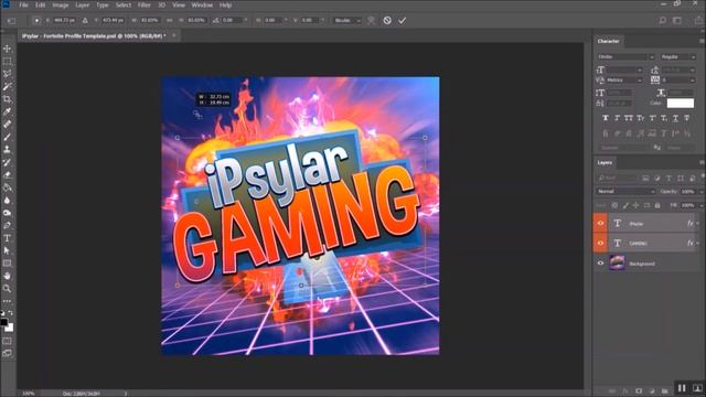 Fortnite: Profile Photo + Banner [Template] | Photoshop смотреть онлайн