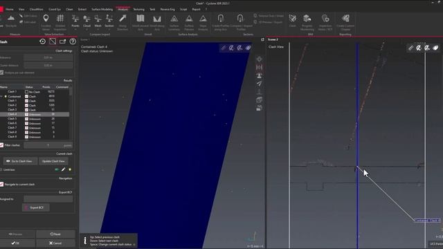 Leica Cyclone 3DR 2023.1: Clash analysis of a network of conduits смотреть онлайн