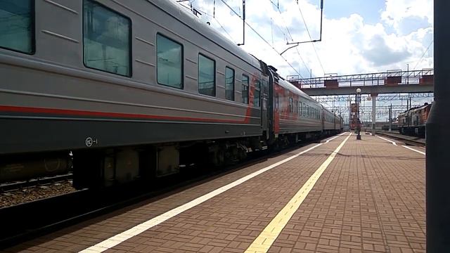 * Отправление поезда №119 Белгород - Санкт - Петербург со ст.Тула1 * смотреть онлайн