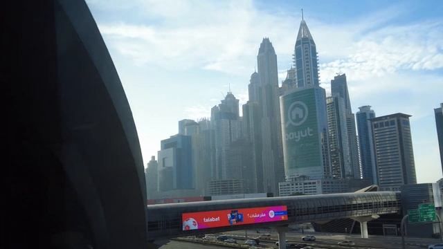[Ultra HD] Most Famous And Tourist Attraction Sheikh Zayed Road Metro View | travel By Walk смотреть онлайн