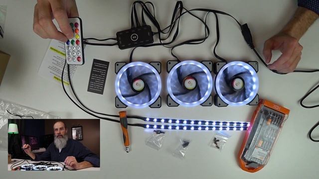 LEDdess RGB LED 120mm Case Fan Kit Review смотреть онлайн