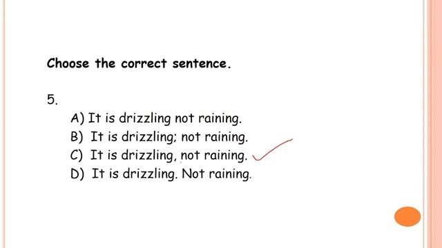 Quiz on Semi- colons & Commas смотреть онлайн